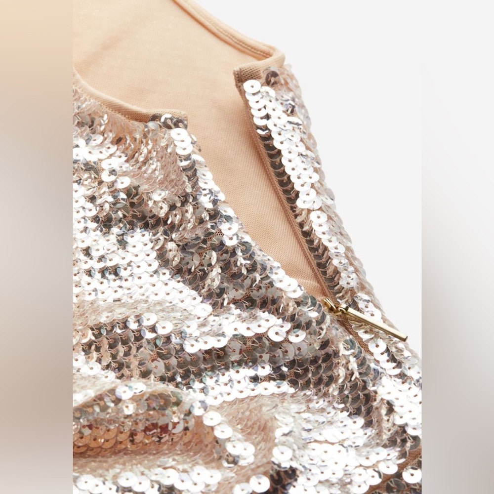 Sequin one shoulder dress - Picture 4 of 5